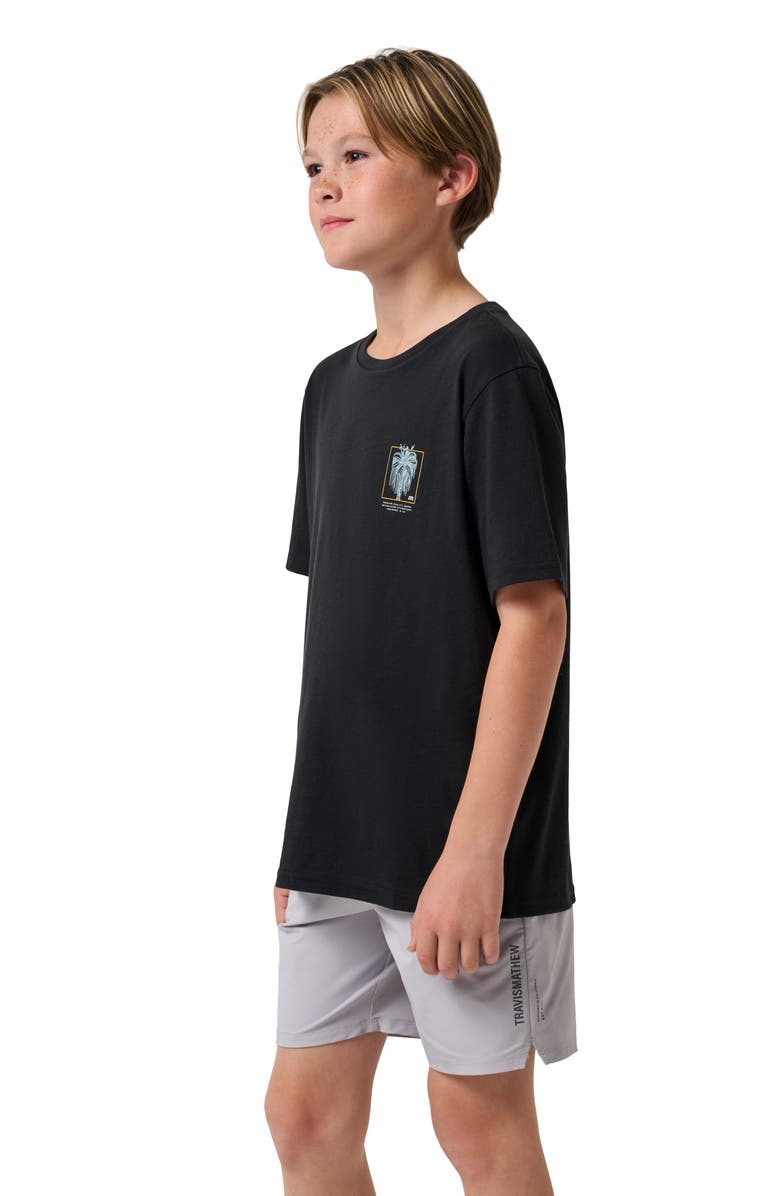 TravisMathew Kids' Cave Dwelling Graphic T-Shirt, Alternate, color, Black