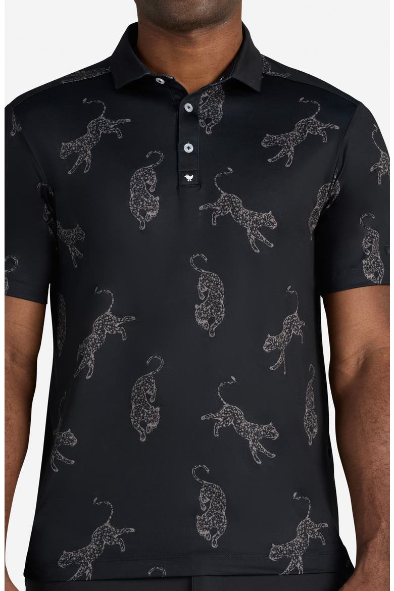 Core Leopard Print Performance Polo (Men) | Nordstromrack