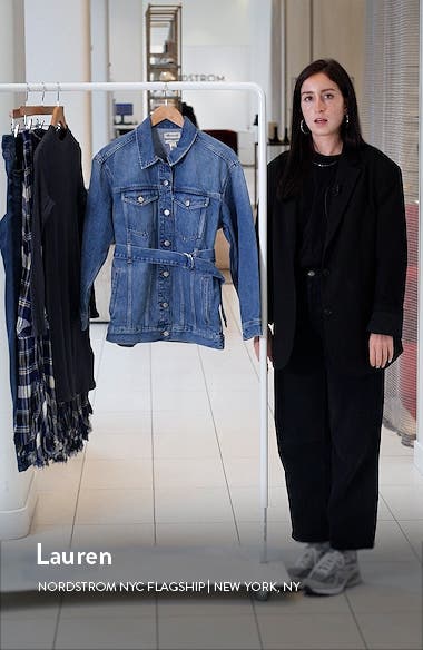 Madewell Belted Oversize Trucker Jean Jacket | Nordstromrack