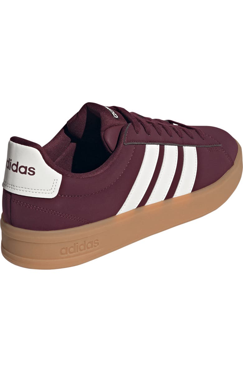 adidas Grand Court 3-0 Sneaker, Alternate, color, Maroon/ Off White/ Gum 3