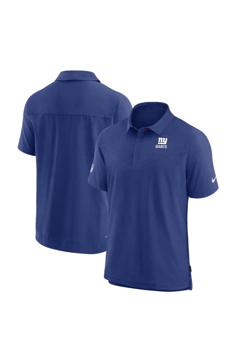 Nike Men
s Nike Royal New York Giants 2022/23 Sideline Lockup Performance Polo, Main, color, Royal