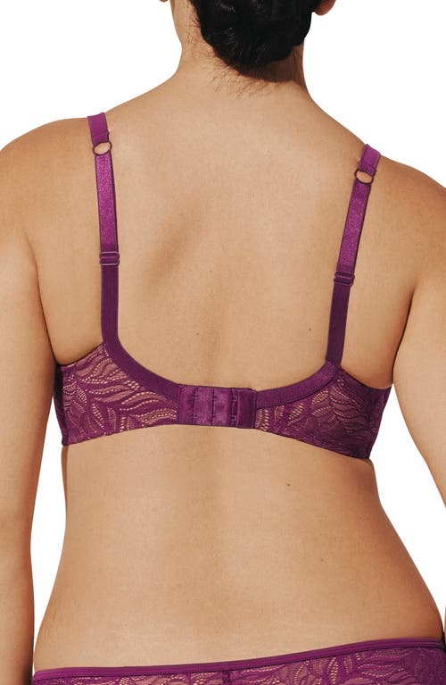 Thirdlove Feather Lace Underwire Demi Bra In Purple