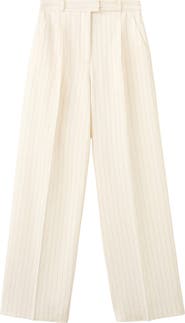 MANGO Cadena Pantalon Pinstripe Pants