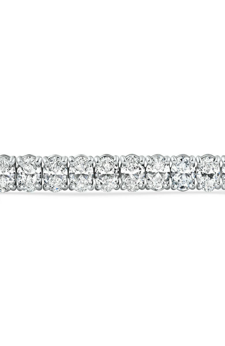Bliss Diamond 16Ct TW Oval Diamond Tennis Bracelet 14k Gold 7" Lab Grown, Alternate, color,