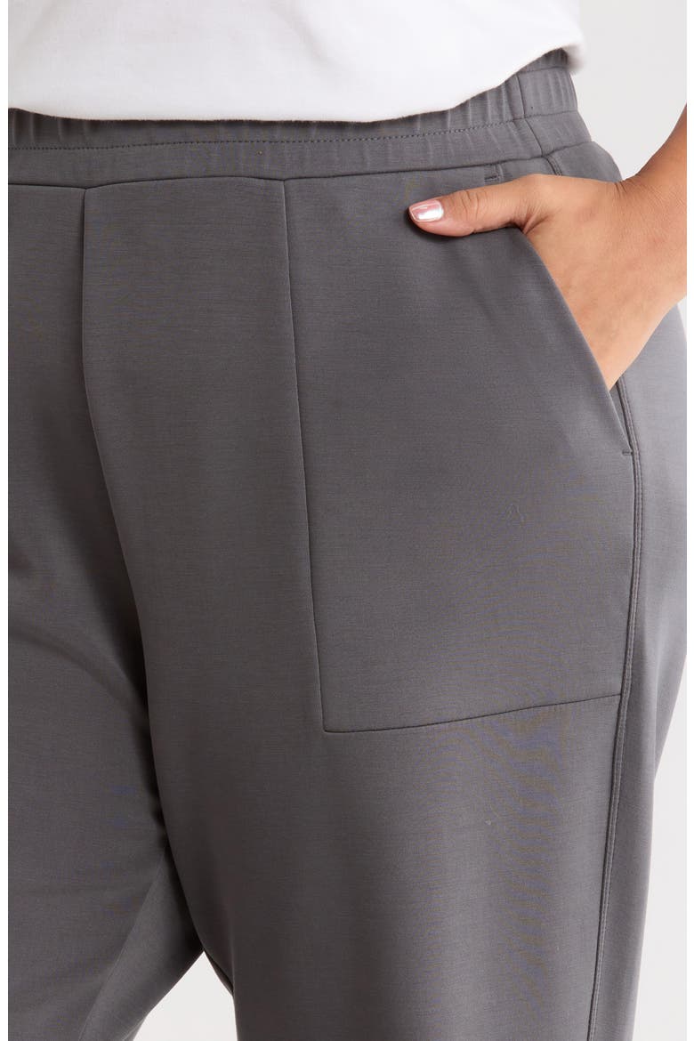 Soft Luxe High Waist Joggers, Alternate, color, GREY FORGED