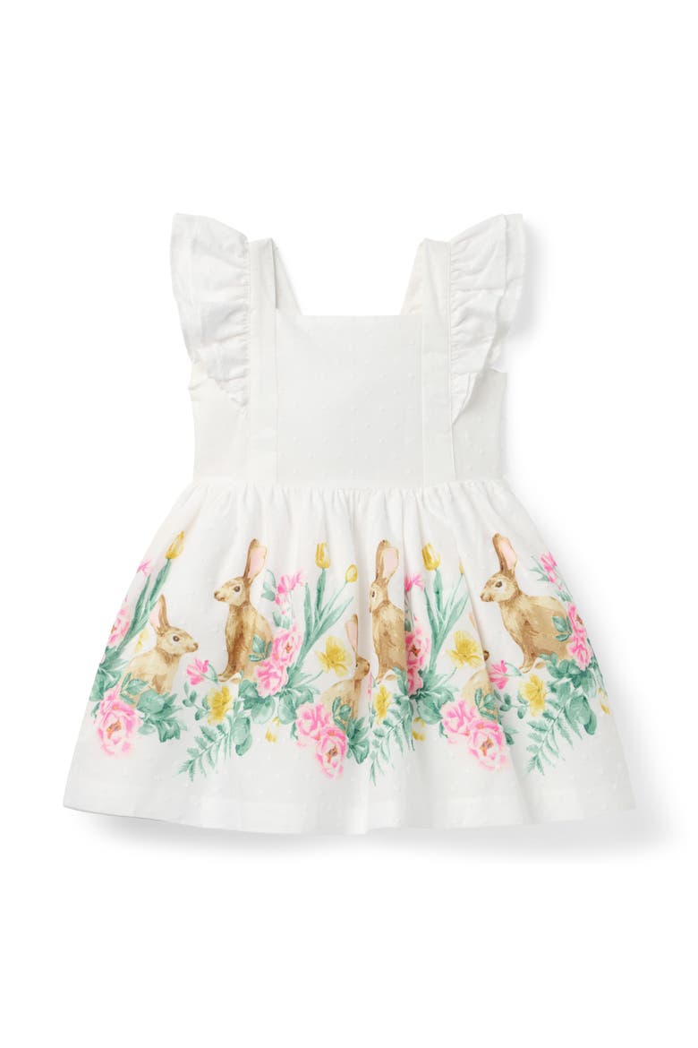 The Bunny Border Dress, Main, color, White