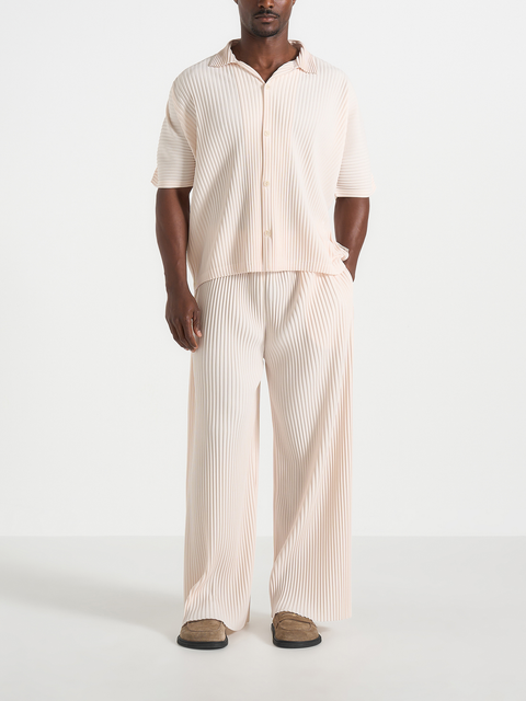 Justin Pleated Boxy Shirt