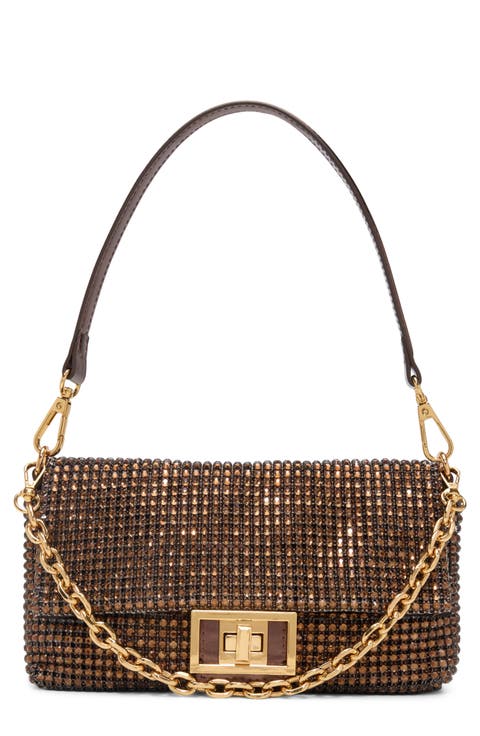 Caiseyx Crystal Baguette Shoulder Bag