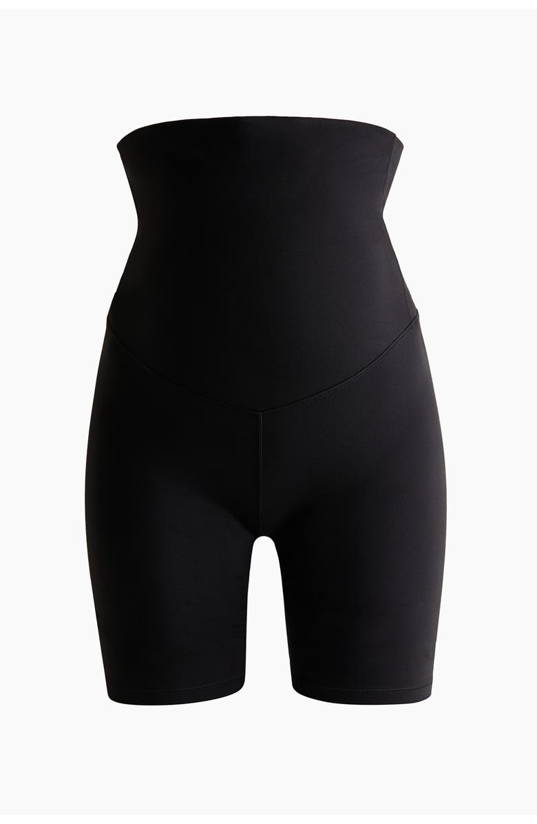 H&M Mama Before & After Cycling Shorts, Alternate, color, Black