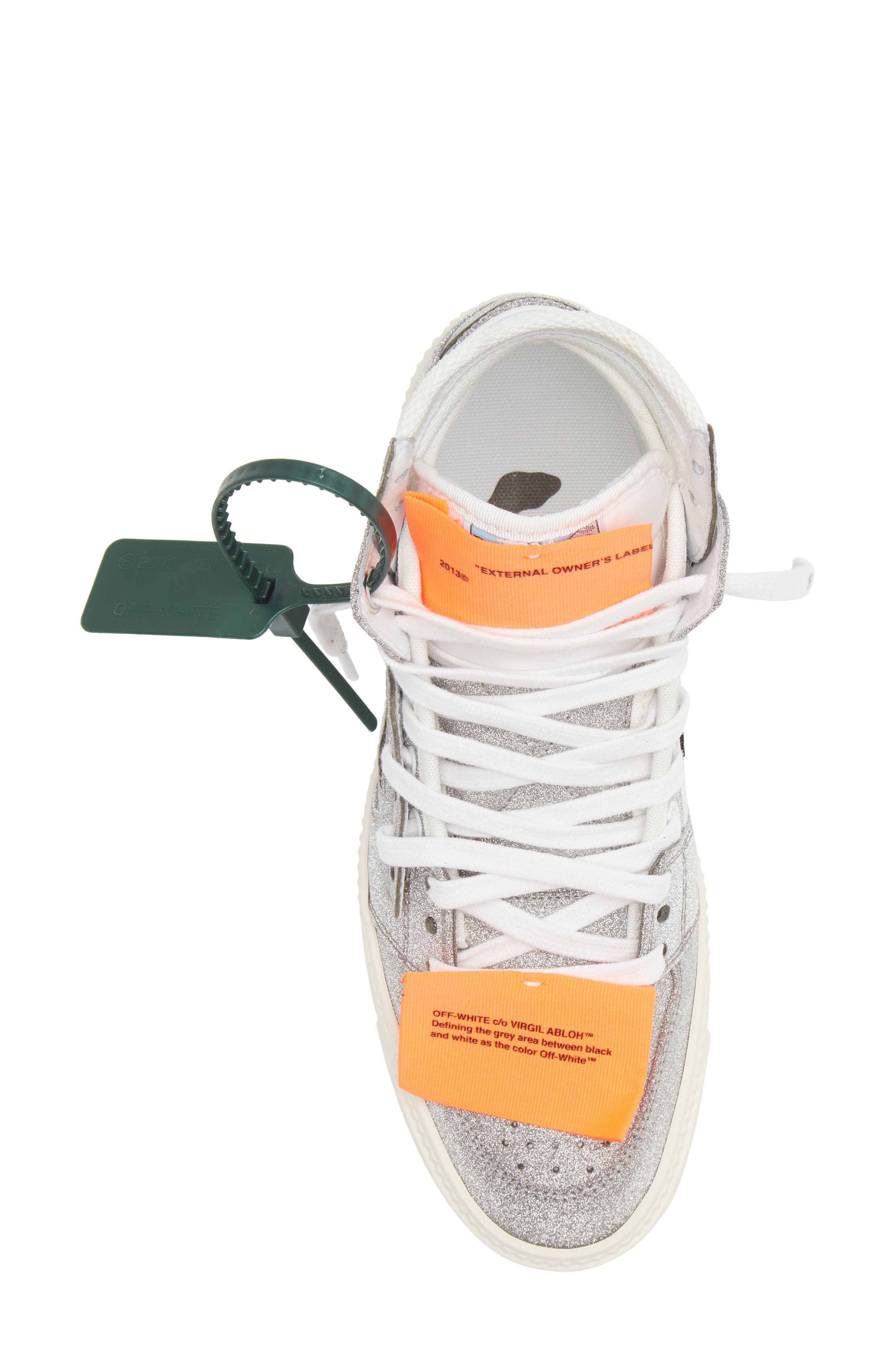 Off-White Off Court 3.0 Glitter High Top Sneaker, Alternate, color, 