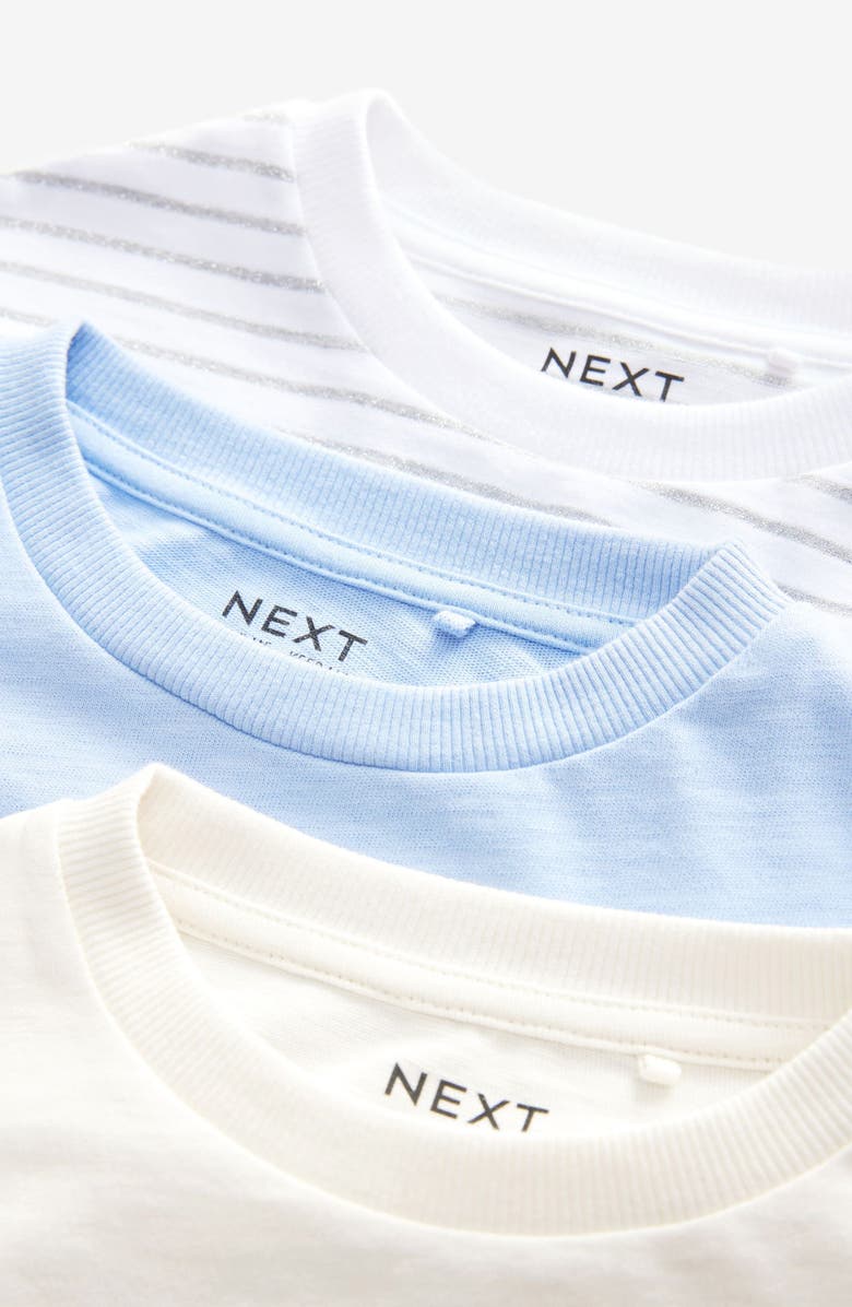 NEXT Kids' Assorted 3-Pack Cotton T-Shirts, Alternate, color,