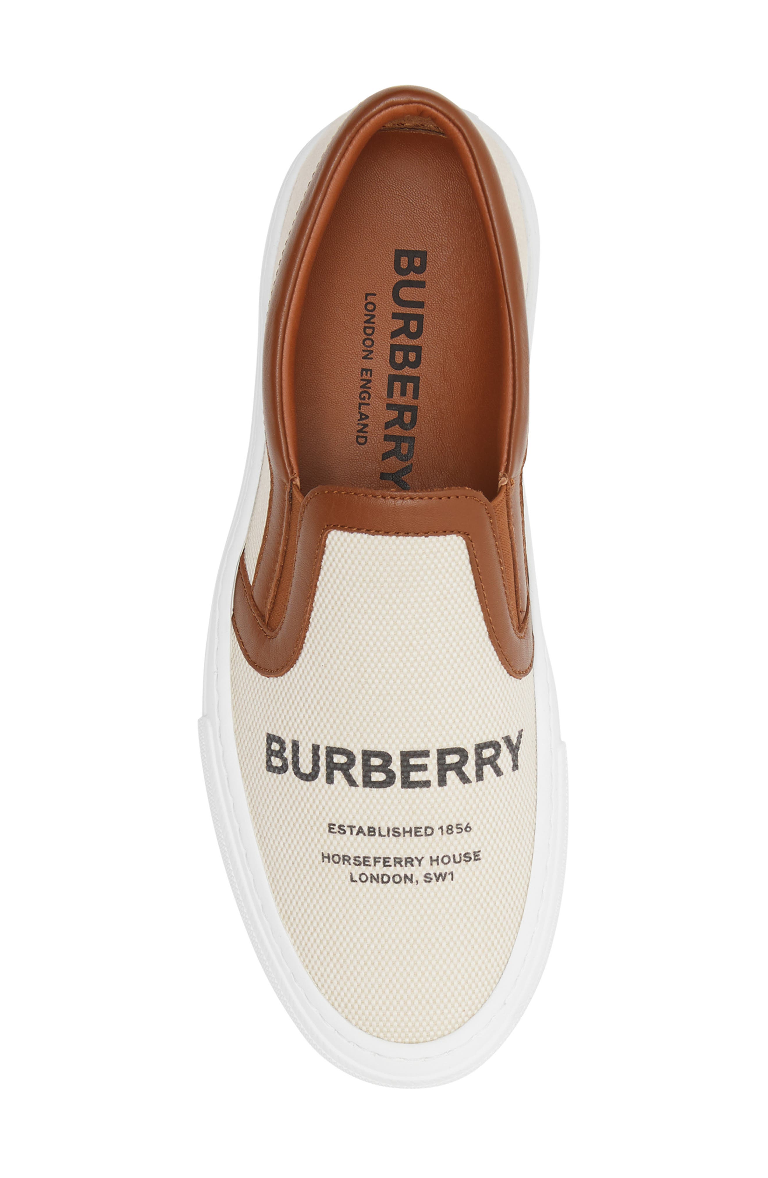 Burberry Delaware Slip-On Sneaker, Alternate, color, 