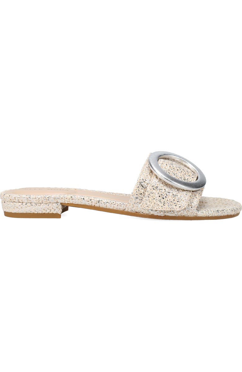 Pelle Moda Bianka Slide Sandal, Alternate, color, Silver