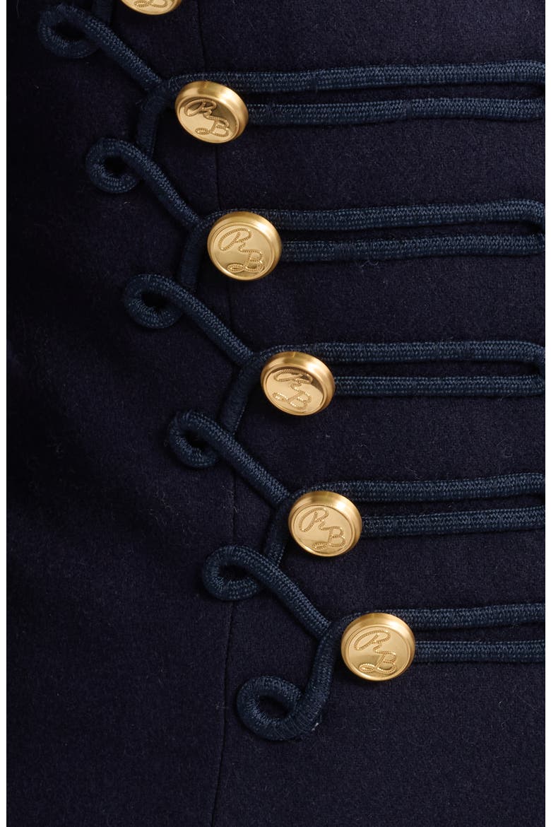 Napoleon Military Wool Blend Jacket, Alternate, color, NAVY