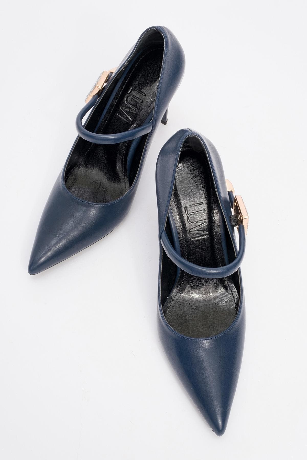 Prologue Shoes Pattaya Embellished Stiletto Pump, Alternate, color, Navy