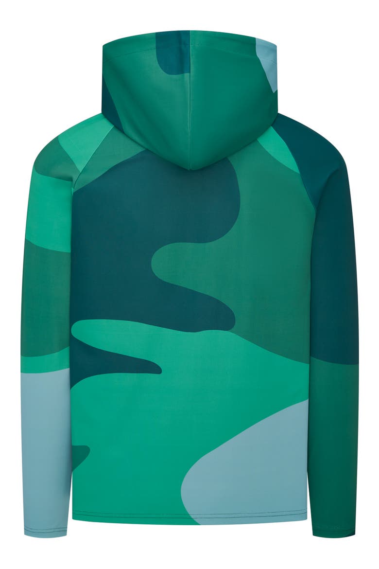 Signature Camouflage Hoodie, Alternate, color, VERDE