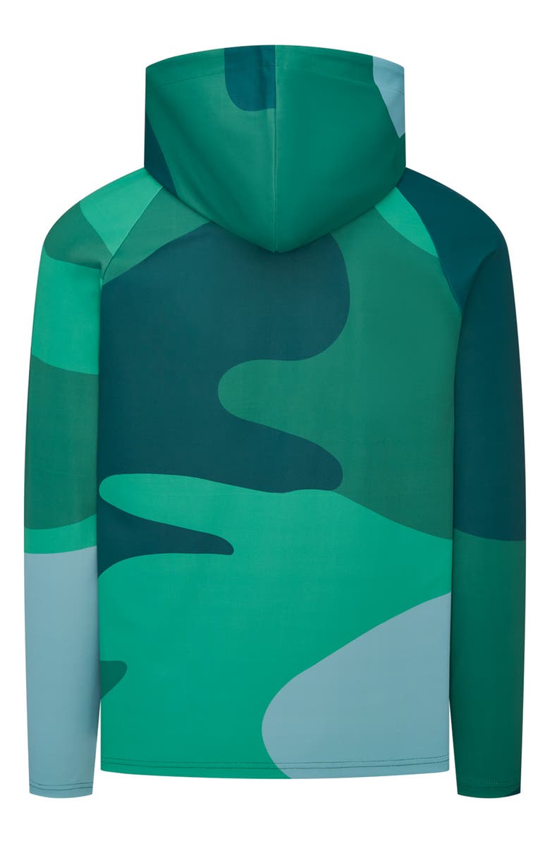 Eastside Golf Signature Camouflage Hoodie, Alternate, color, Verde