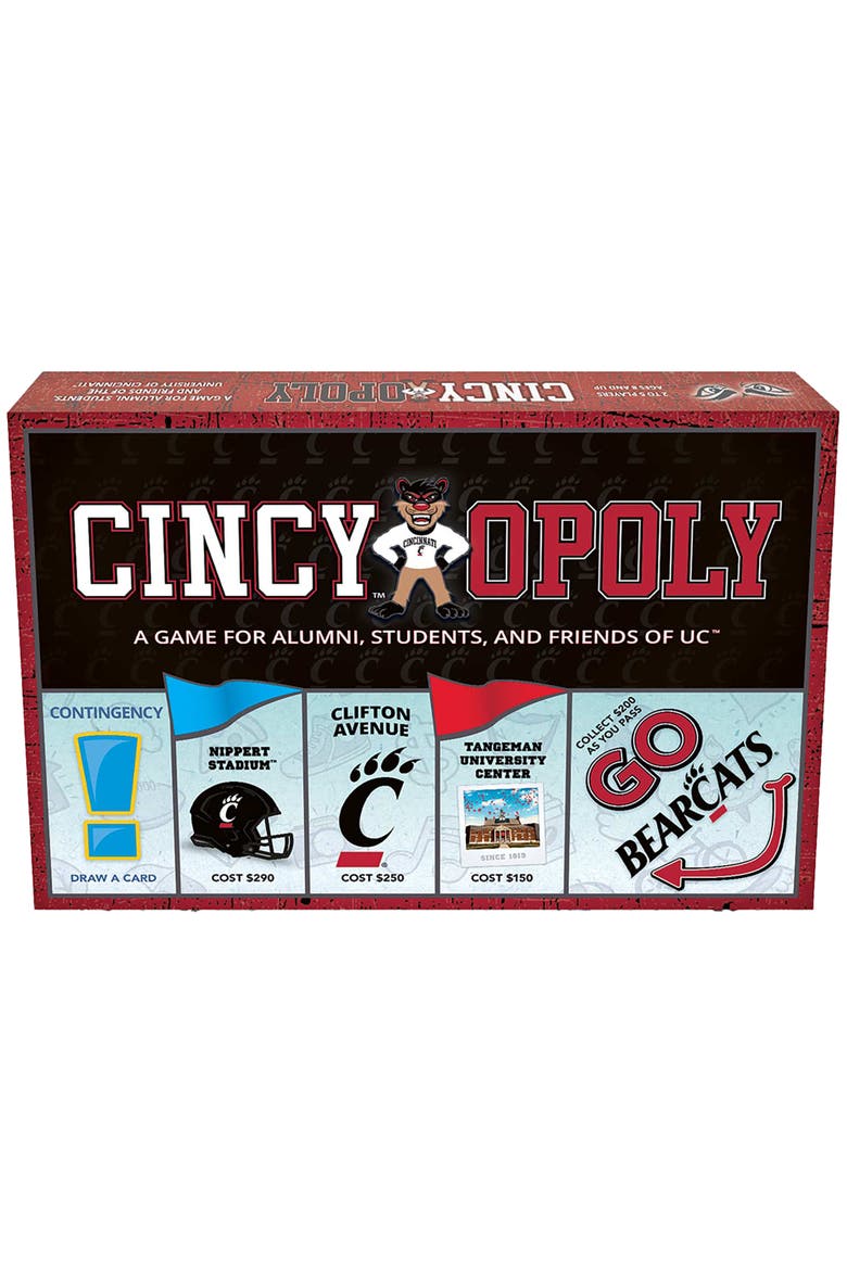 Cincy Opoly Board Game, Main, color, Multicolored