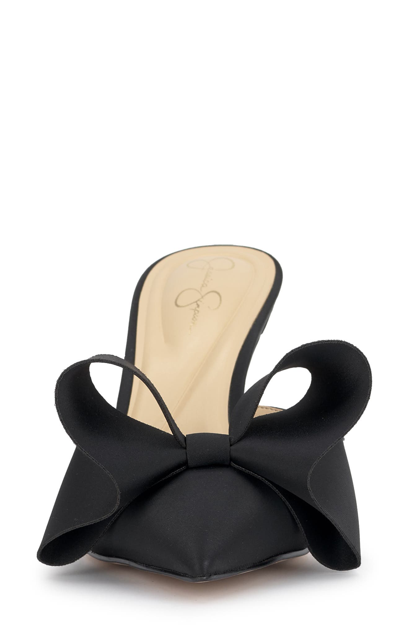 Jessica Simpson Valrin Pointed Toe Mule, Alternate, color, Black