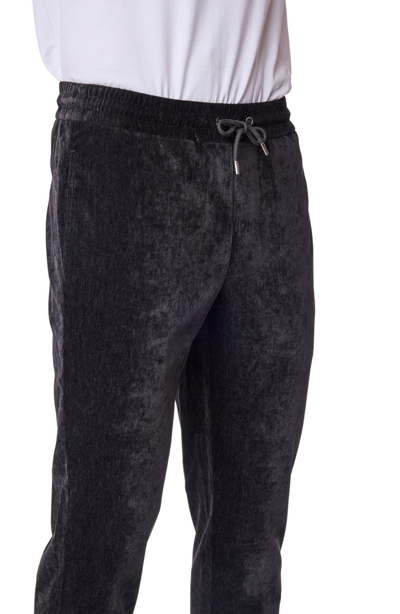 PAISLEY & GRAY Velvet Joggers, Alternate, color, Black Velvet
