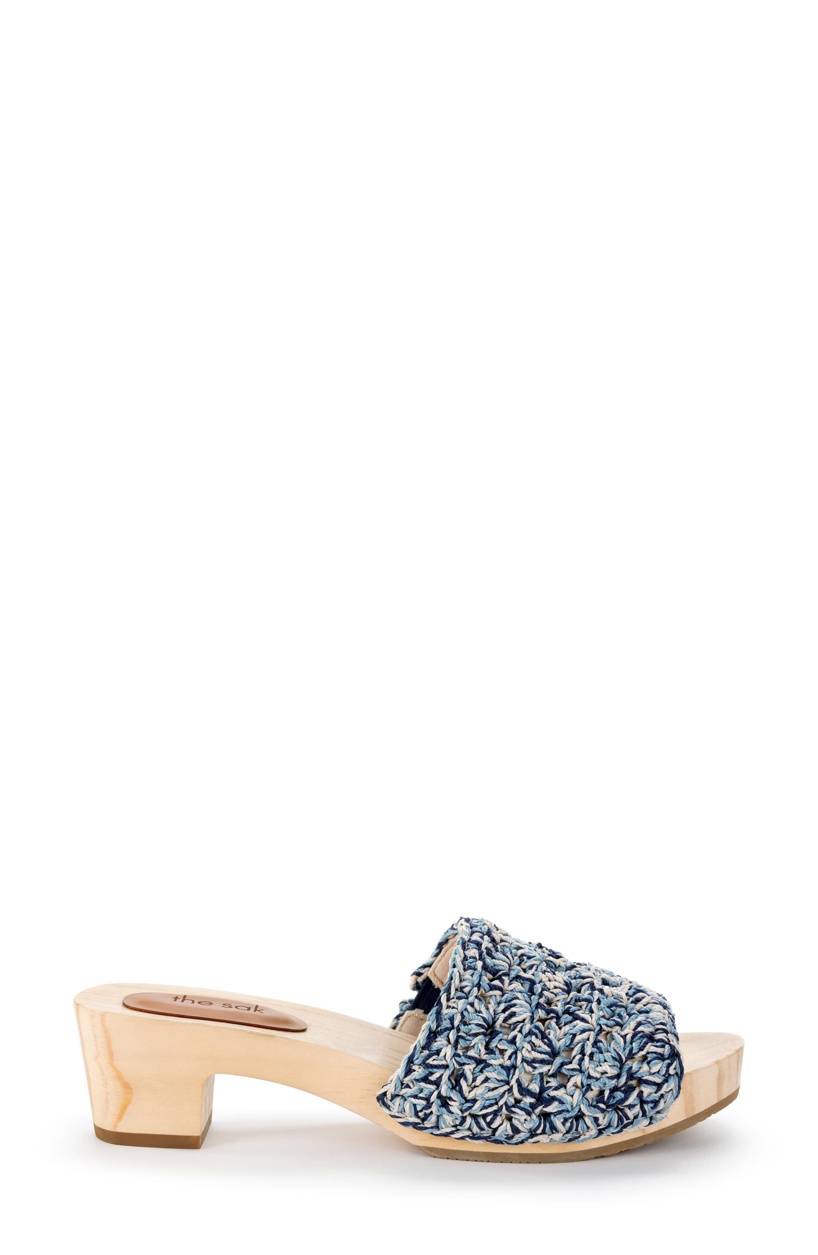 The Sak Ella Clog Sandal, Alternate, color, Blue Static Shell
