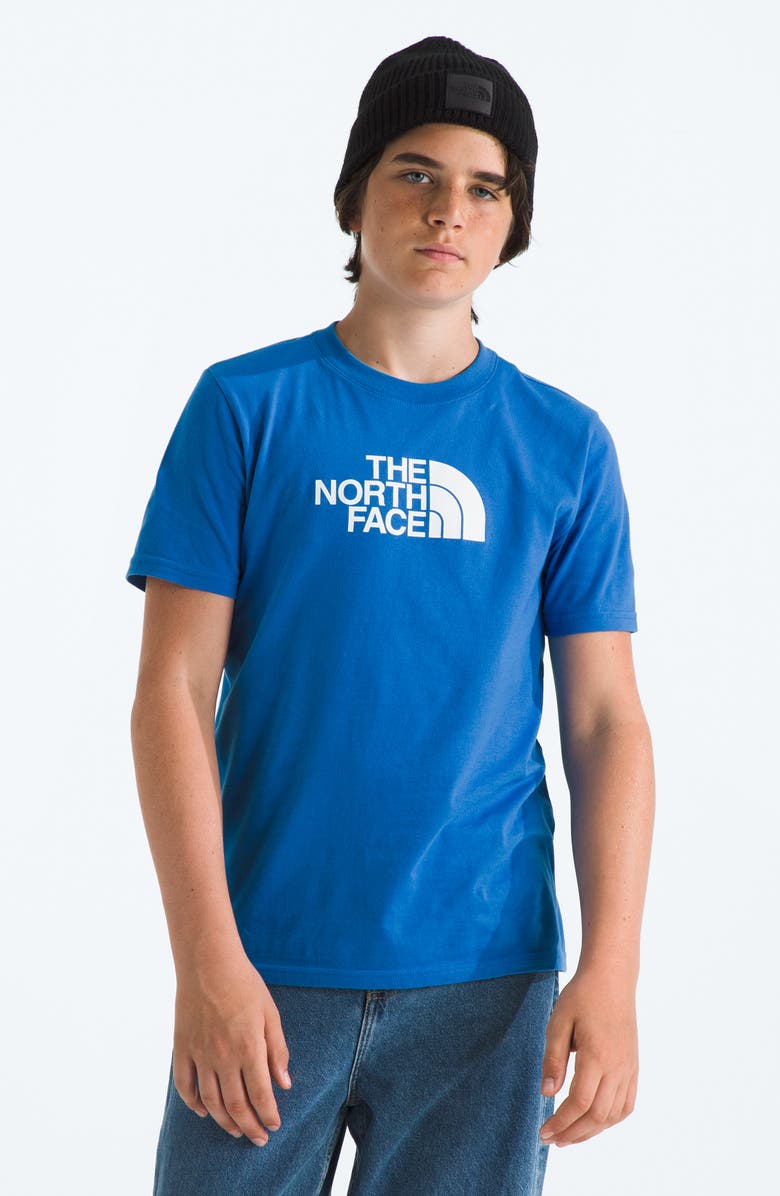 The North Face Kids
 Half Dome Logo Graphic T-Shirt, Alternate, color, Hero Blue