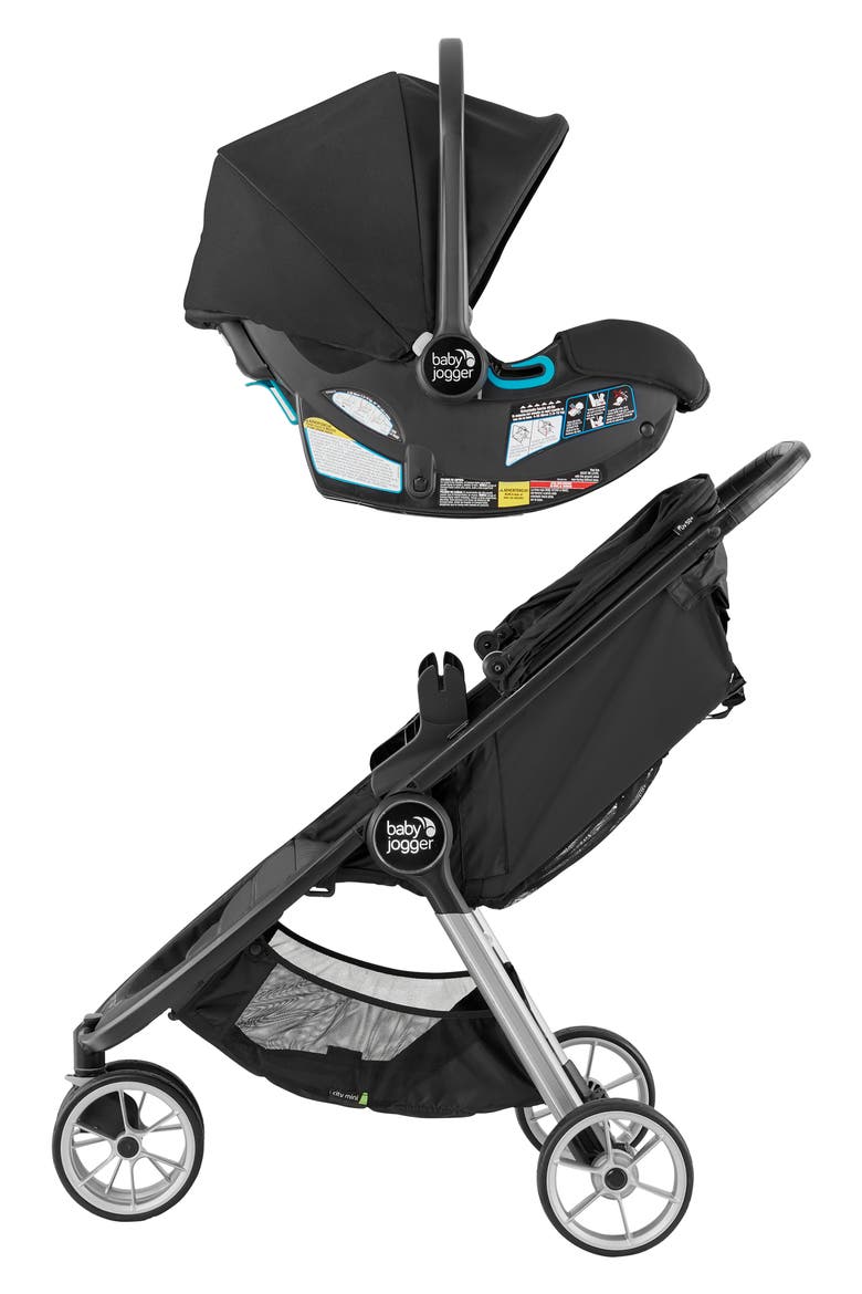 City Mini® 2 Stroller & City Go Infant Car Seat Travel System, Alternate, color, JET