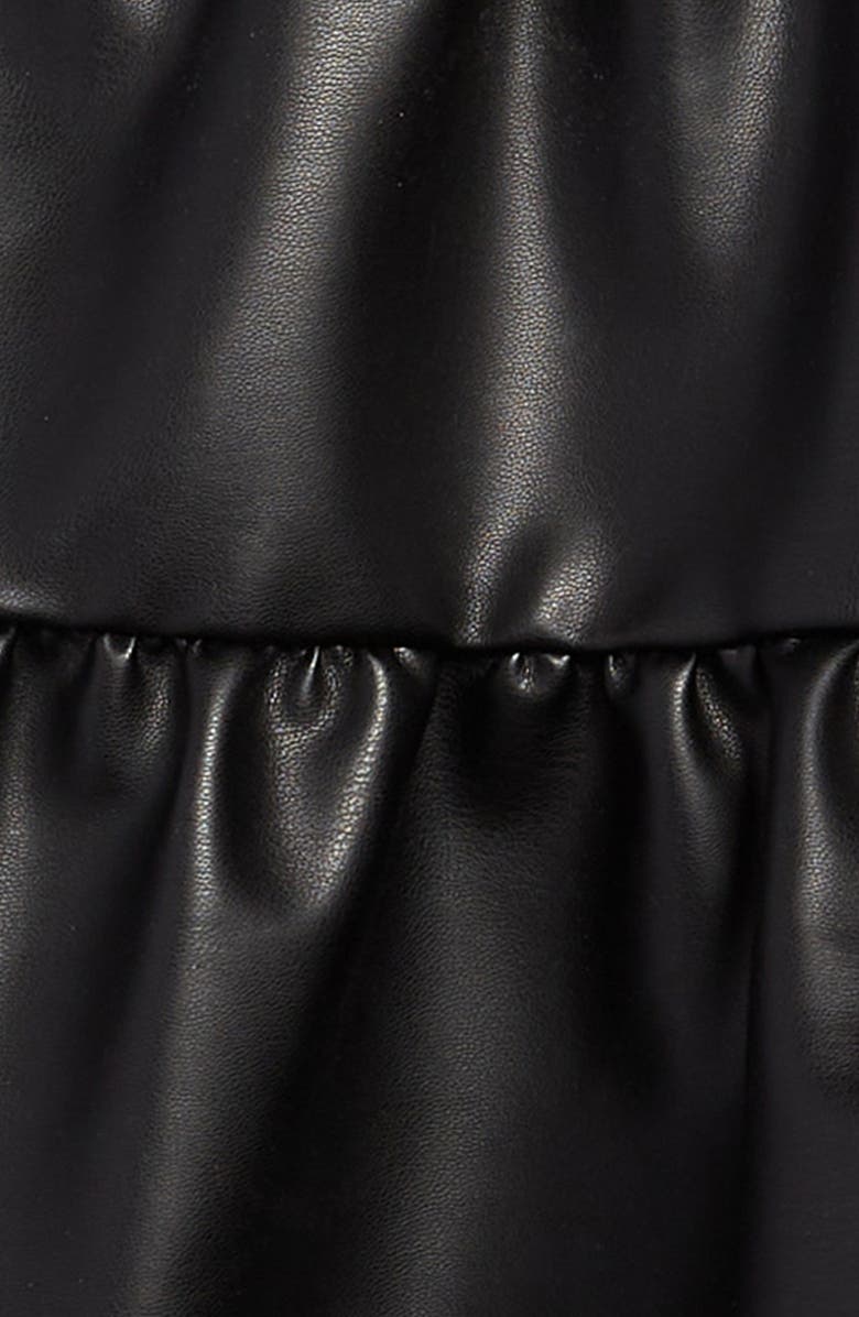 Ava & Yelly Kids' Faux Leather Dress, Alternate, color,