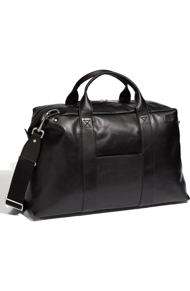 Jack Spade 'Wayne' Leather Duffel Bag, Main, color,