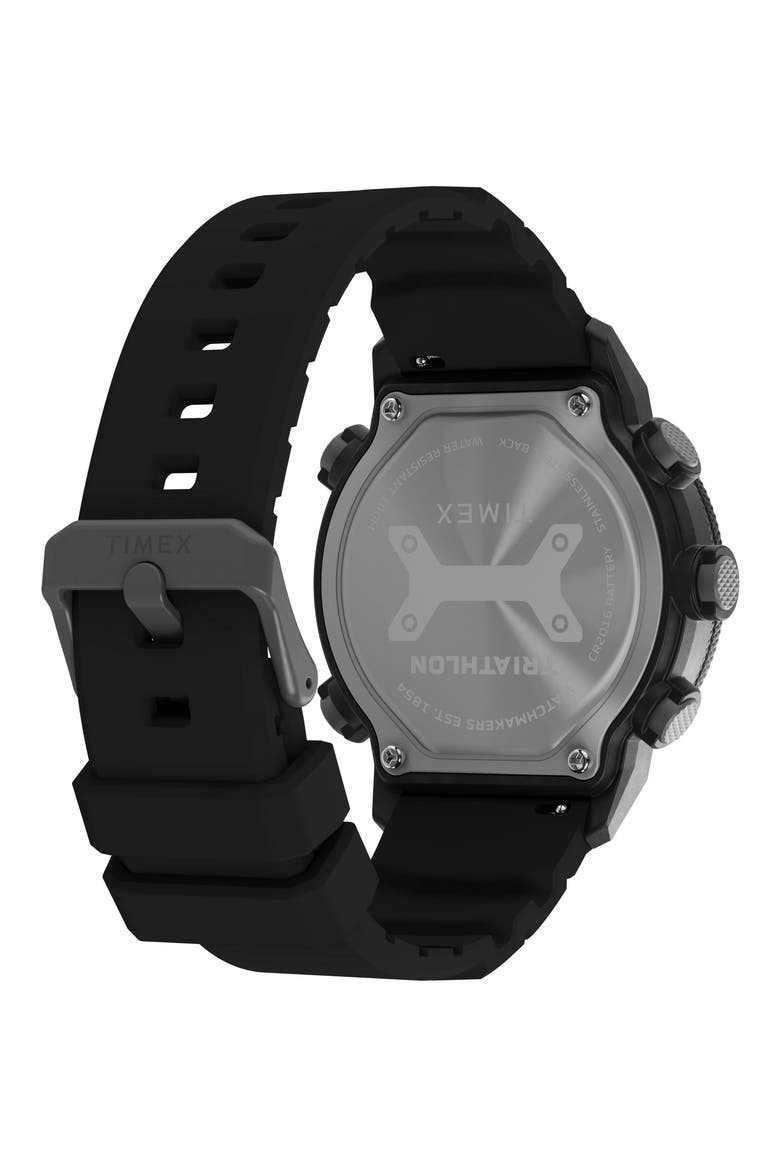 Triathalon Digital 200-Lap Silicone Strap Watch, 44mm, Alternate, color, DIGITAL