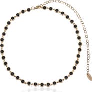 Ettika Cubic Zirconia Bezel Necklace