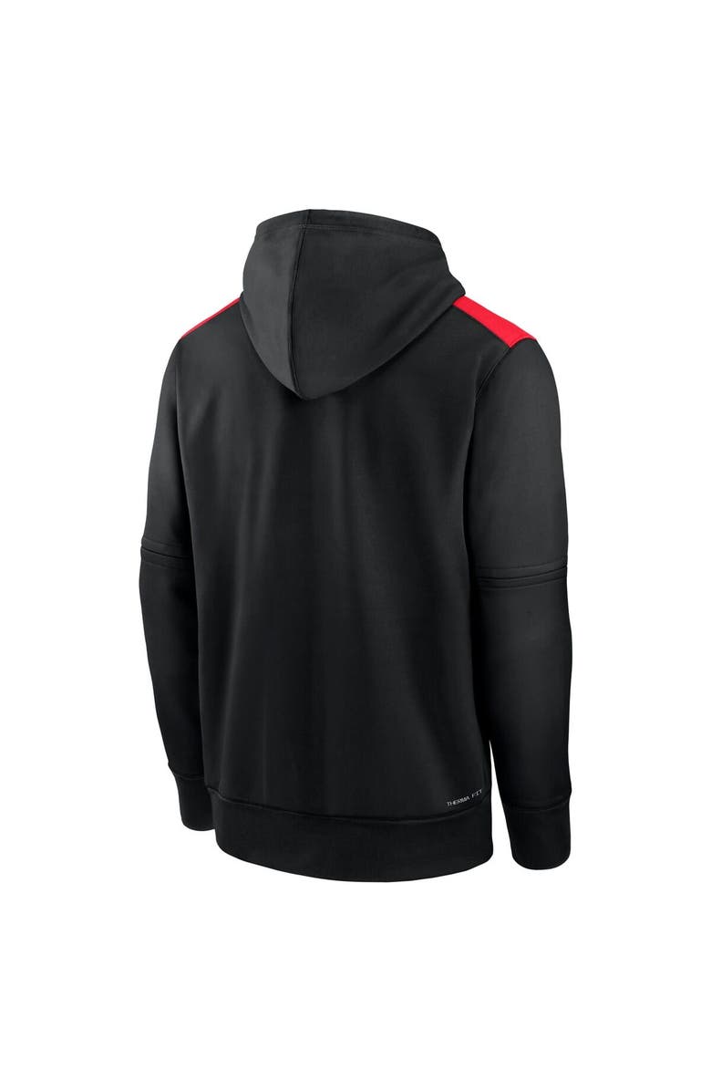 Nike Men's Nike Black Cincinnati Reds Authentic Collection City Connect Therma Pullover Hoodie, Alternate, color, Black