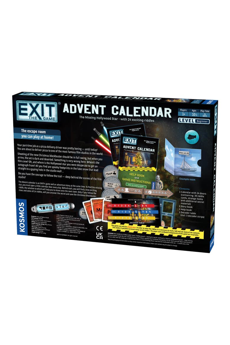 Exit the Game - Advent Calendar, Alternate, color, ASSORTED