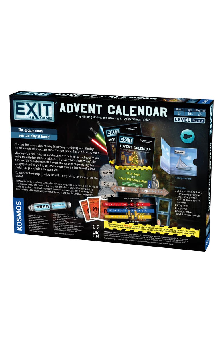 Thames & Kosmos Exit the Game - Advent Calendar, Alternate, color, Assorted