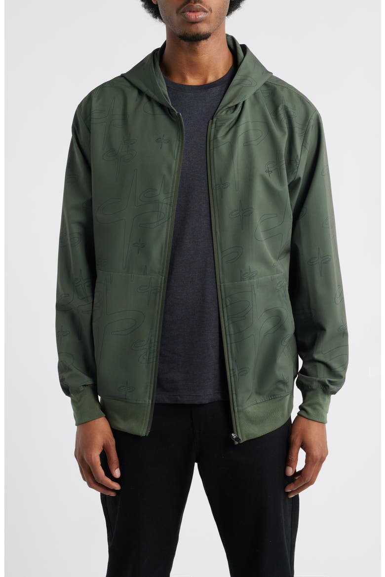 Tempo Tech Zip Jacket, Main, color, INSIGNIA OLIVE