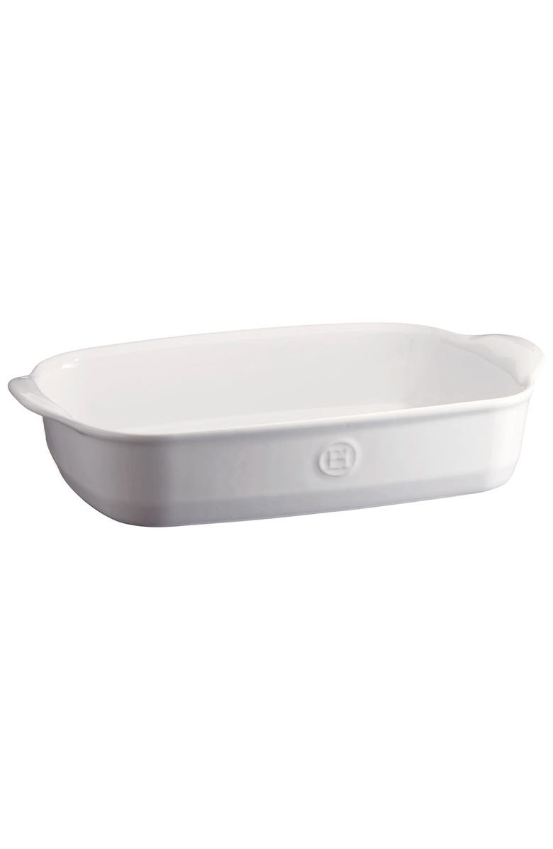 Emile Henry Rectangle Baking Dish Ultime, 14" X 9", Main, color, Flour