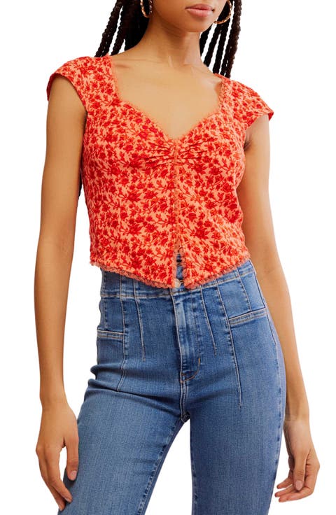 Faye Floral Crop Top