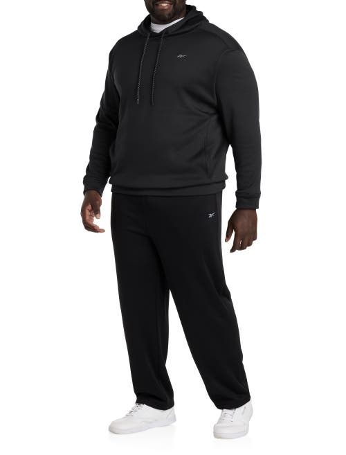 Reebok Performance Fleece Pullover Hoodie In Black