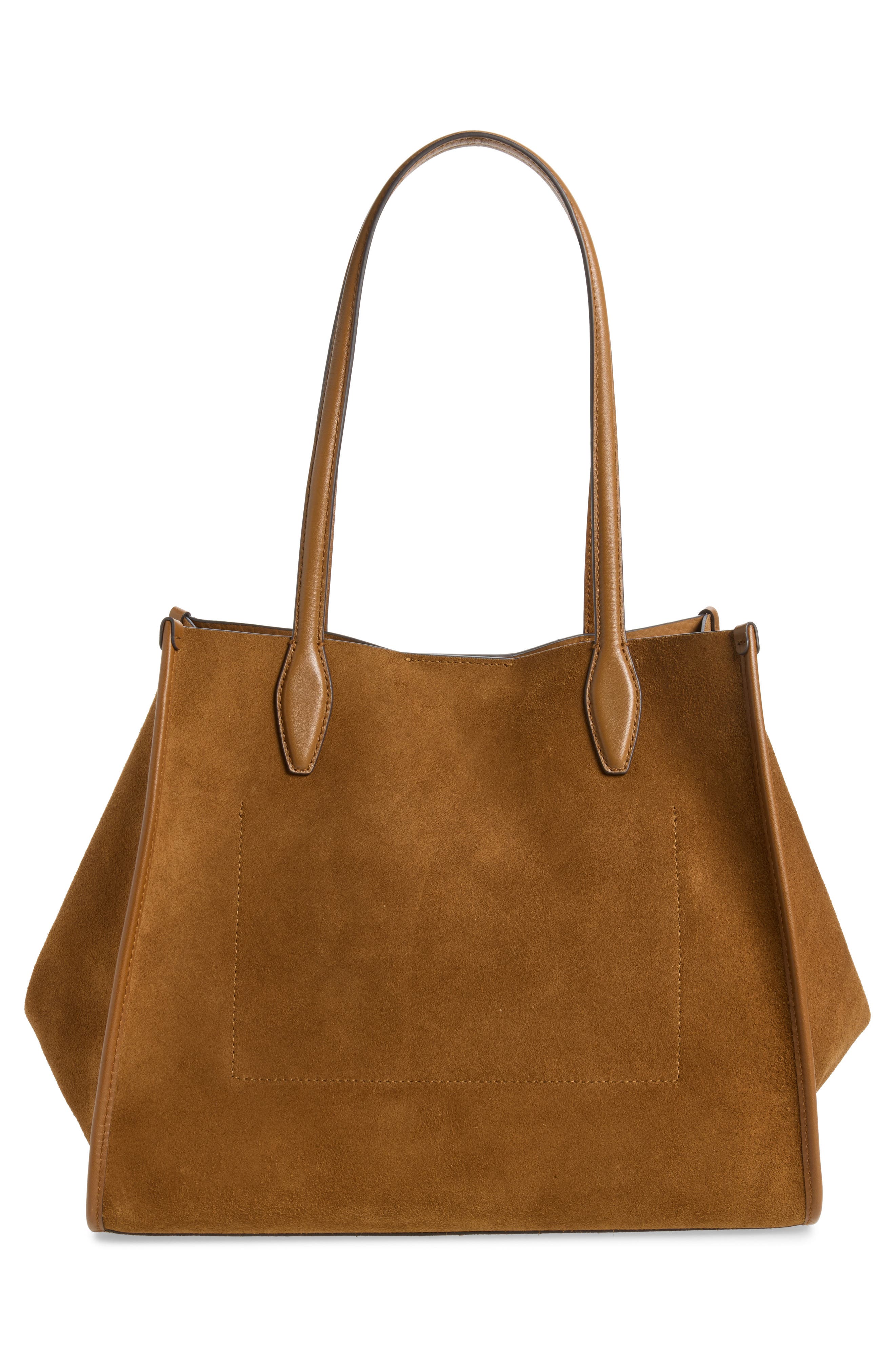 Suede Lexington Tote, Alternate, color, AGED COGNAC