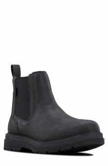 Ridge Faux Leather Chelsea Boot