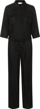 Kaffe Ruthie Half Sleeve Button Jumpsuit