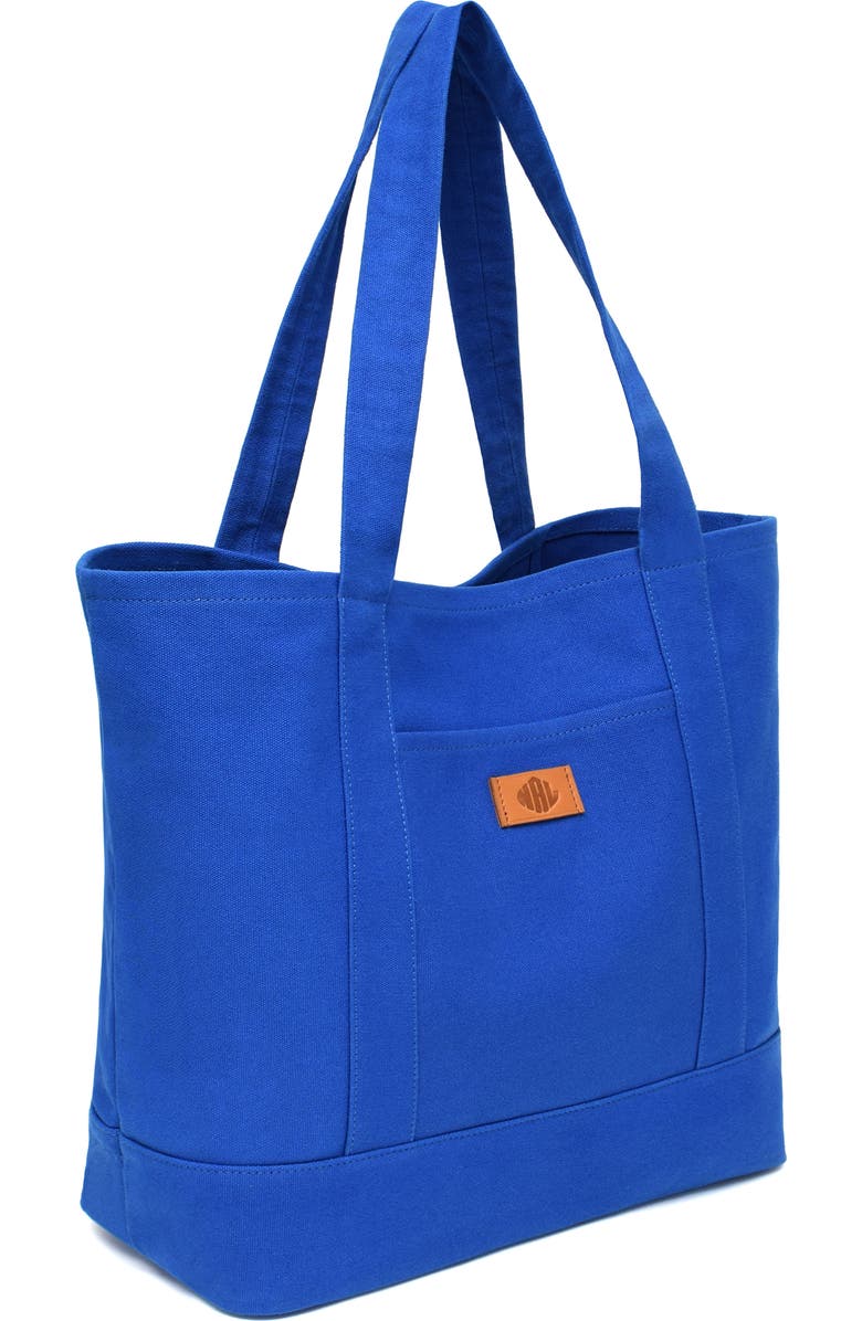 New Amsterdam Leatherworks Kylee Canvas Tote, Alternate, color, Royal
