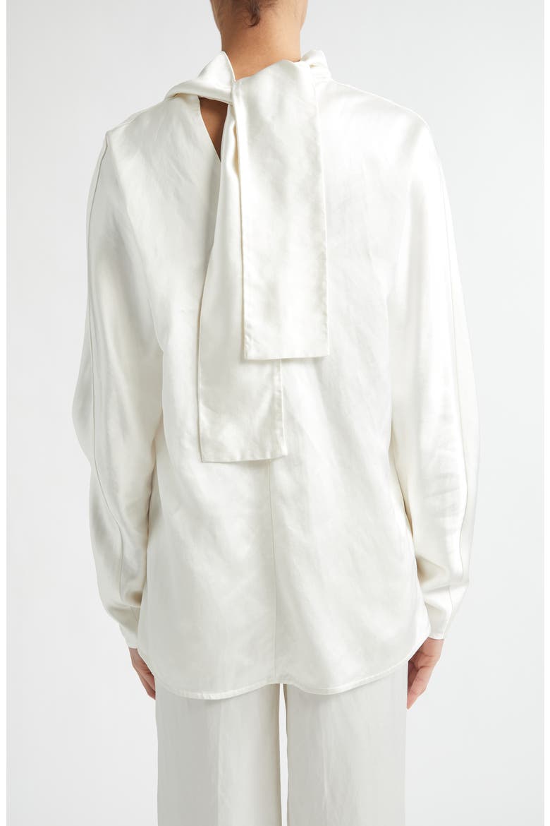 Cowl Neck Top, Alternate, color, WHITE