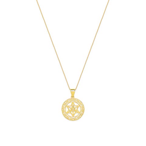 Merkaba Star Light Body Activation Necklace