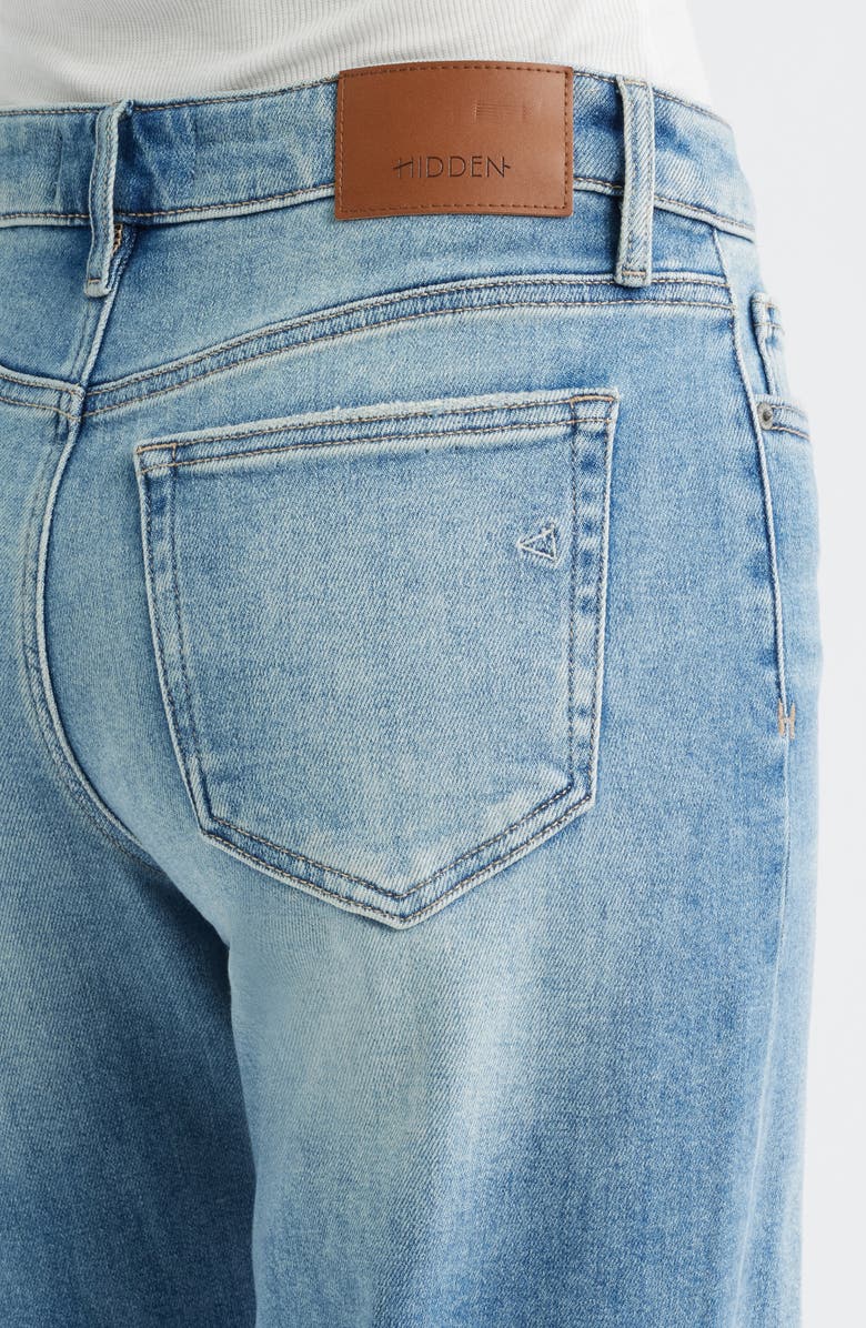 HIDDEN JEANS Wide Leg Dad Jeans, Alternate, color, Medium Wash