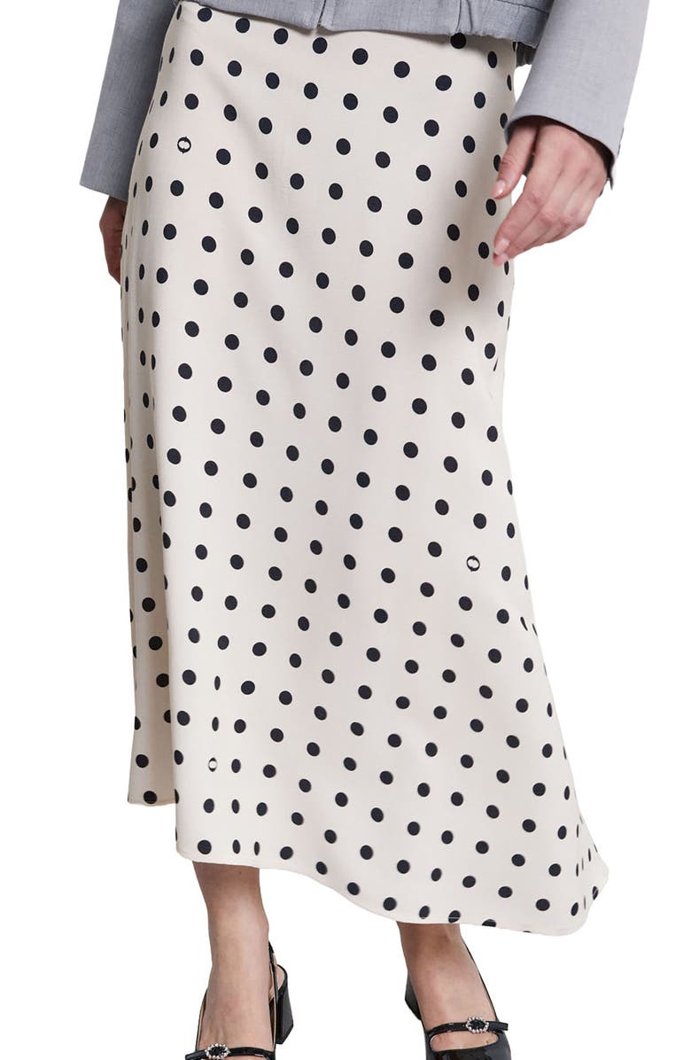 ottod'Ame Viscose Long Skirt, Main, color, White
