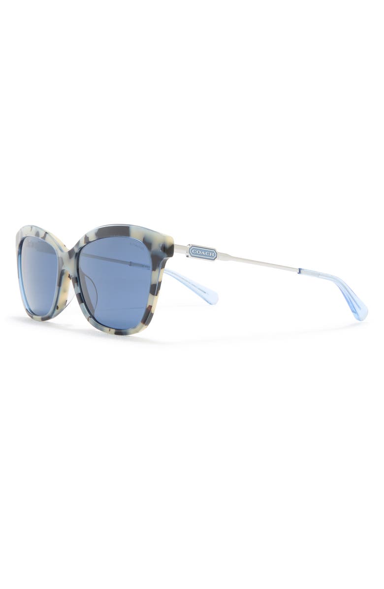 COACH 57mm Square Sunglasses, Alternate, color,