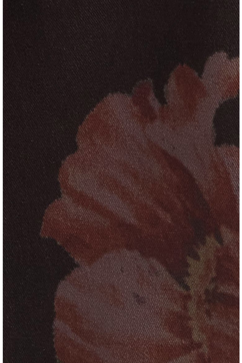 Print Sateen Blazer, Alternate, color, ESPRESSO FLORAL