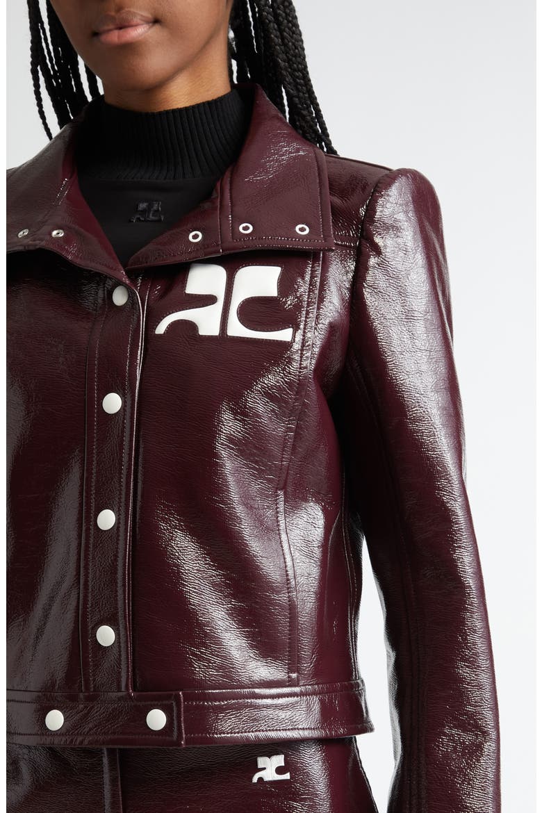 Re-Edition Vinyl Jacket, Alternate, color, BURGUNDY