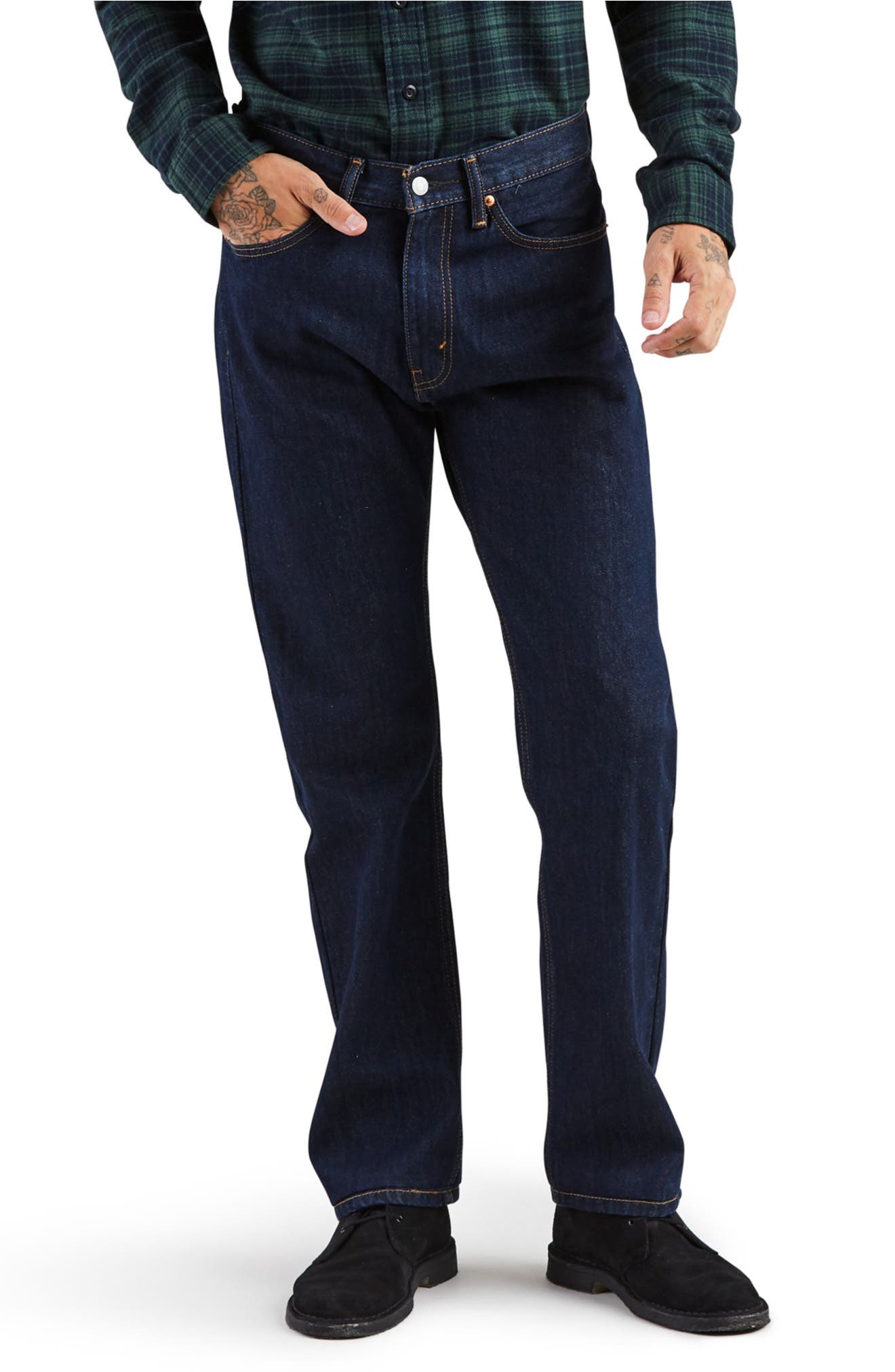 Levi's® 505™ Regular Fit Straight Leg Jeans